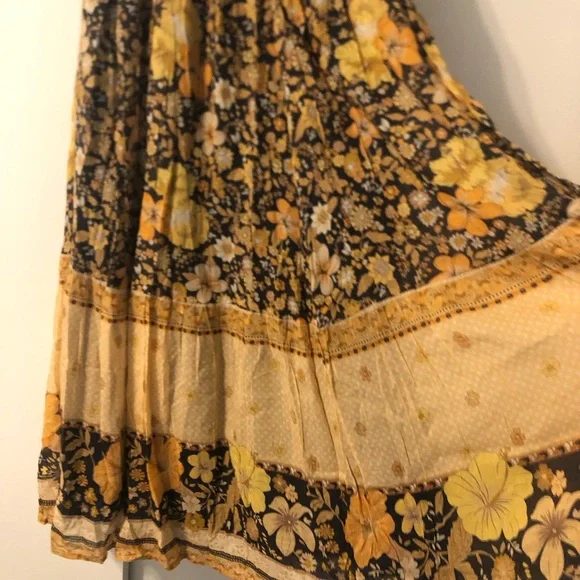 NWT - Spell Hibiscus Lane Strapless Flutter Midi Dress - SM - Picture 6 of 7